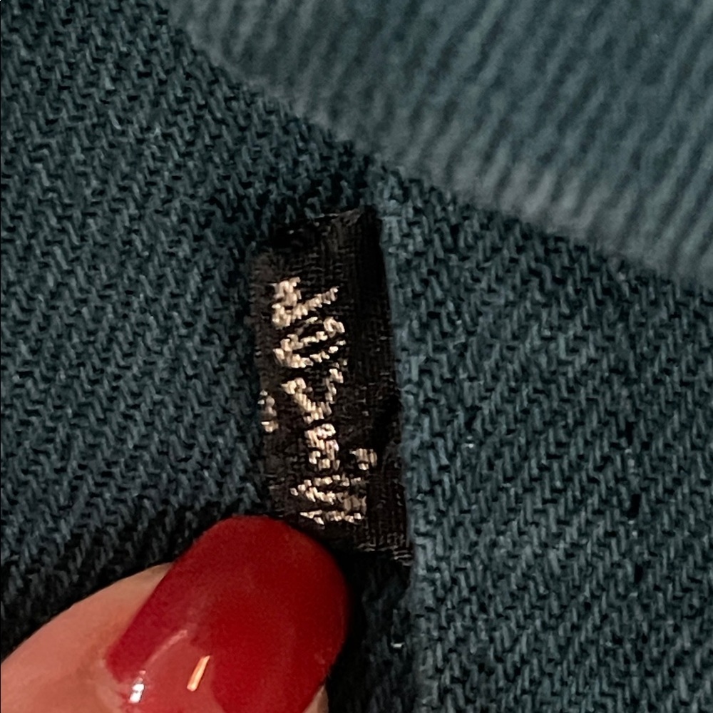 Levi's Mid Rise Skinny Jeans Size 6M Rare Dark Teal Green black silver tab - Picture 5 of 12